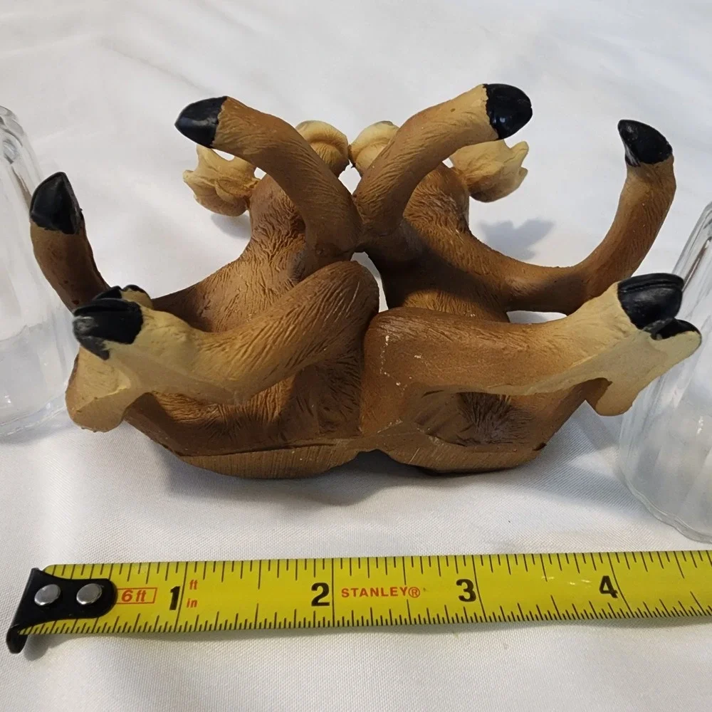 Cabin Decor Woodland Creek Vintage Kissing Moose SP Shakers